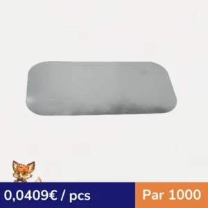 Opercule carton pour barquette aluminium (par 1000)