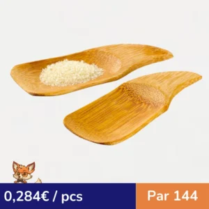 Cuillère bambou Phuket 100x40mm (par 144)