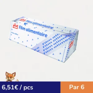 Film alimentaire PVC 300M en boite distributrice  300 (par 6)
