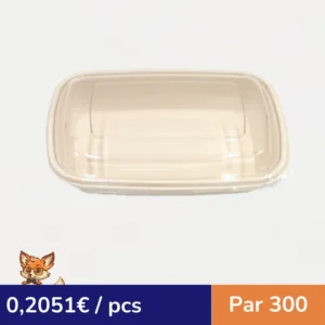 Couvercle transparent en plastique PET 175x225mm H2,3mm (par 300)