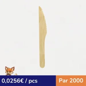 Couteau bois  H165mm (par 2000)