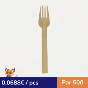 Fourchette bambou "Anji"  H170mm (par 500)