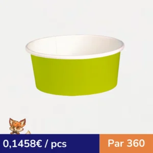 Saladier vert multi-usage "Buckaty"   H60mm 700ml (par 360)