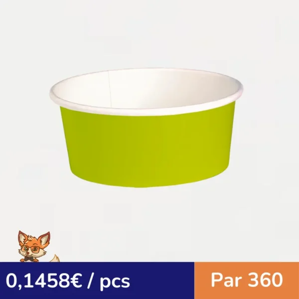 Saladier vert multi-usage "Buckaty"   H60mm 700ml (par 360)
