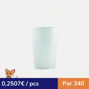 Gobelet plastique PP réemployable "Festival"   H118mm 430ml (par 340)