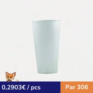Gobelet plastique PP réemployable "Festival"   H145mm 500ml (par 306)