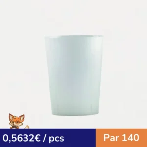 Gobelet plastique PP réemployable "Festival"   H136mm 880ml (par 140)