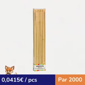 Pic bambou plat BBQ    H350mm (par 2000)